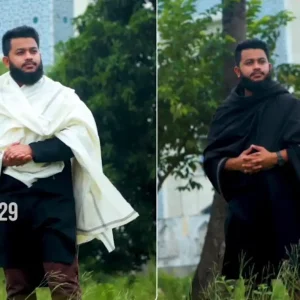 প্রিমিয়াম হাতে বোনা উলের শাল – সাদা ও কালো (২টি, ফ্রি ডেলিভারিসহ)